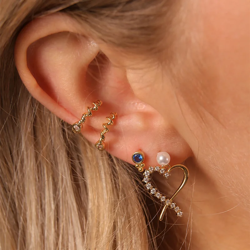 Светильник роскошные ювелирные изделия любовь циркон серьги для женщин