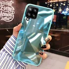 Чехол для Samsung Galaxy A12, M12, 5G, с 3D зеркальными блестками, с силиконовыми краями