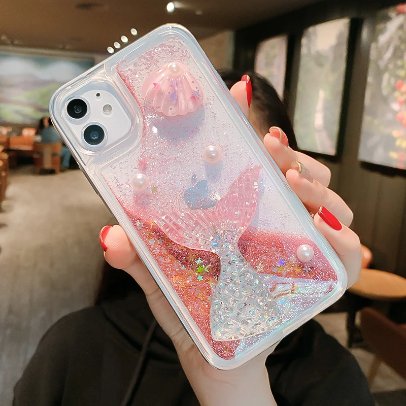 Чехол с 3d-изображением зыбучих песков и блесток для Huawei P40 P30 P20 Pro P10 P9 Plus Lite MATE 30 20 20X