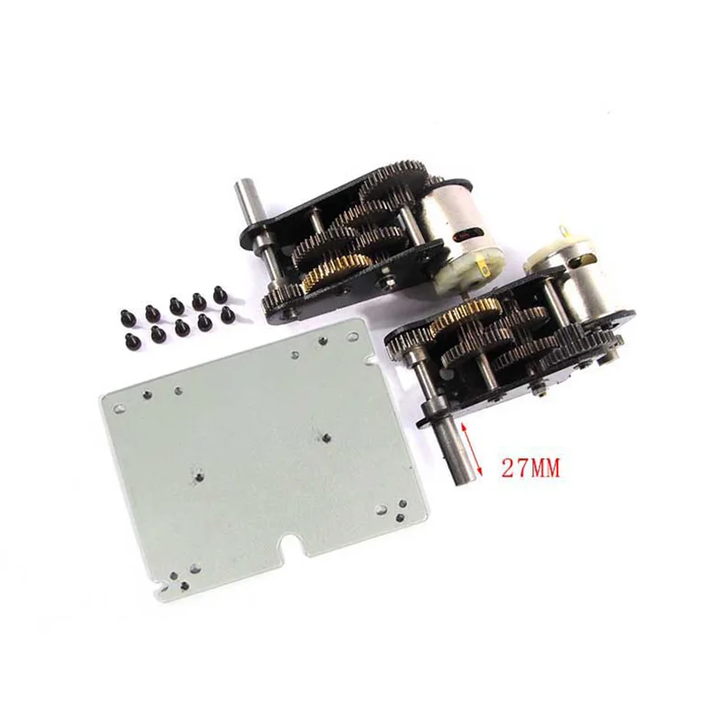 

US Stock 5:1 Steel Gearbox With Steel Shell For MATO 1/16 Scale Metal Stug III RC Tank MT197 TH00901-SMT4