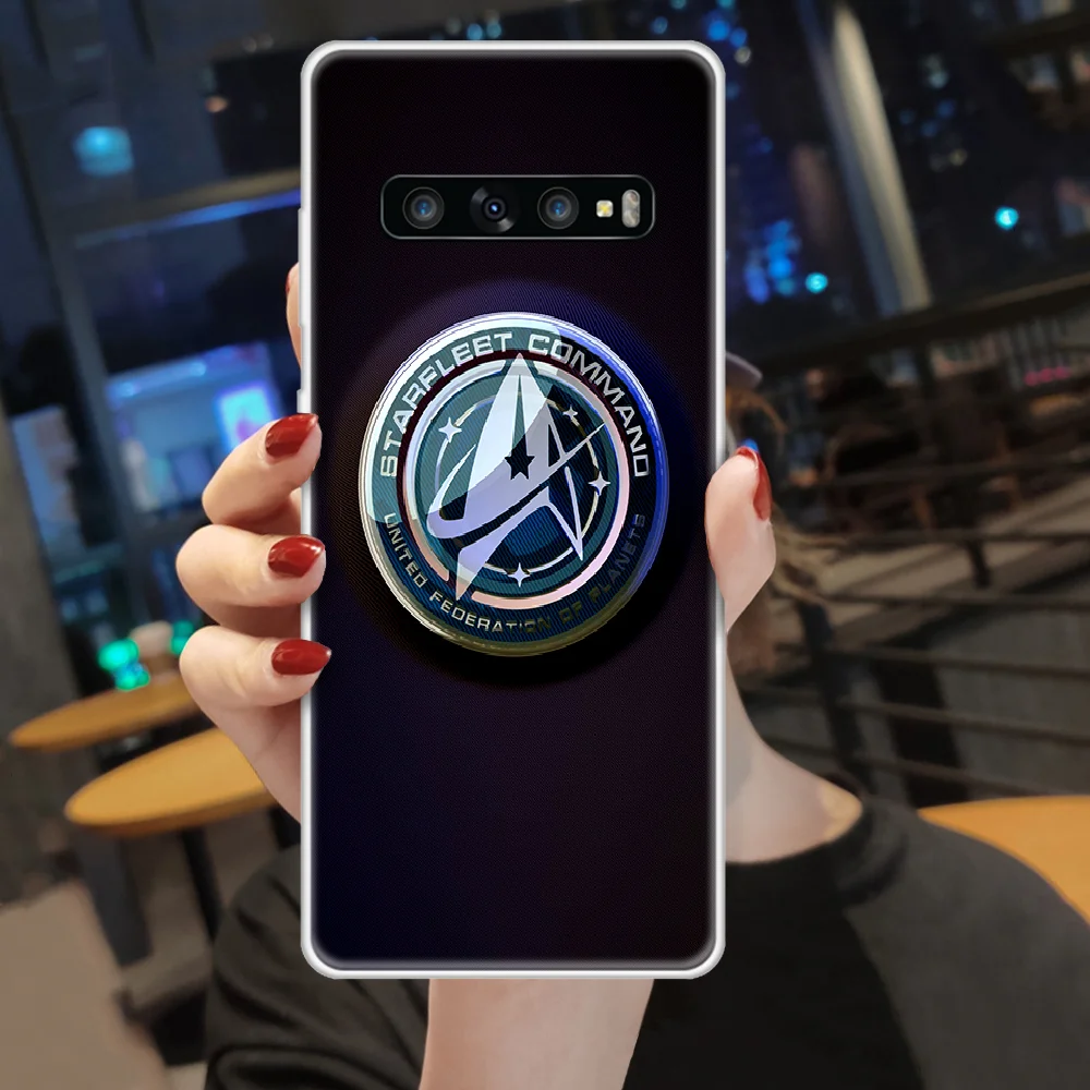 

Star Trek rocket logo Phone Case cover hull For SamSung Galaxy S M 6 7 8 9 10 20 30 31 Edge Plus E Lite transparent cell cover
