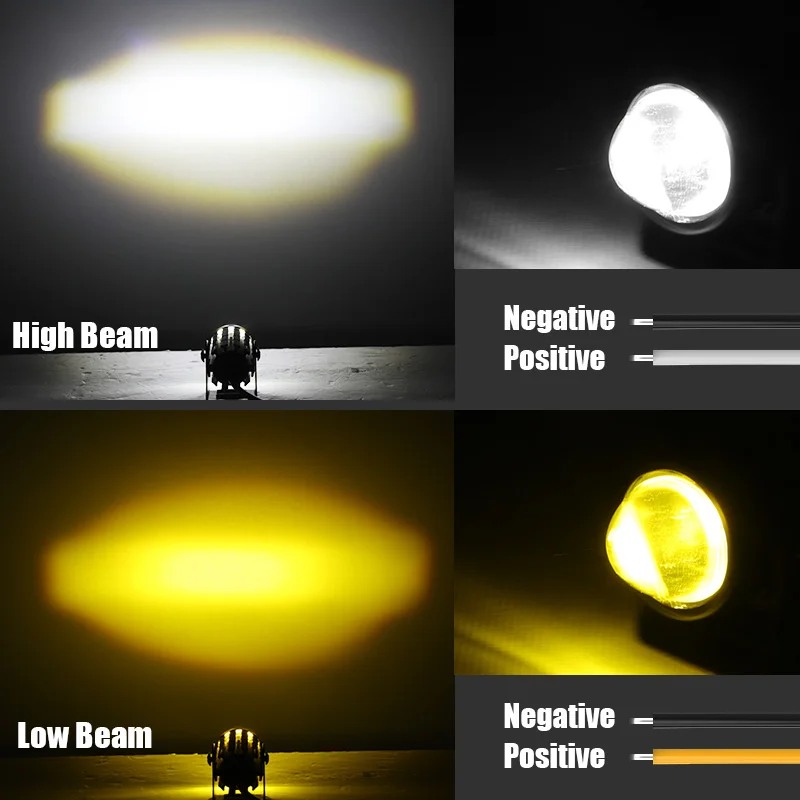 Лампы головного света фары ближнего и дальнего для мотоциклов внедорожники