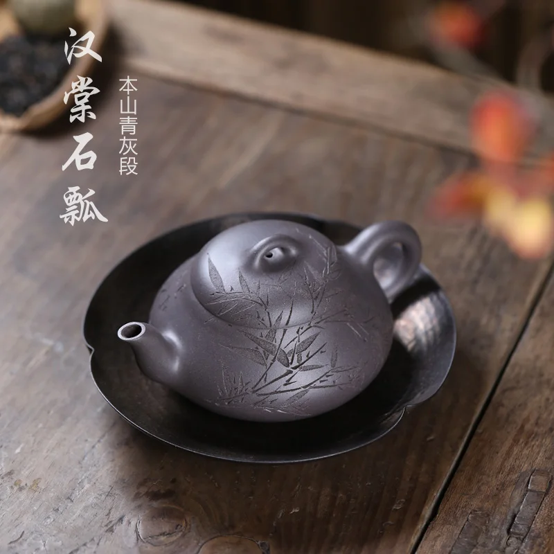 

★[brawl in its segment] all hand yixing recommended famous ceramic tea-pot han siu-tong stone gourd ladle