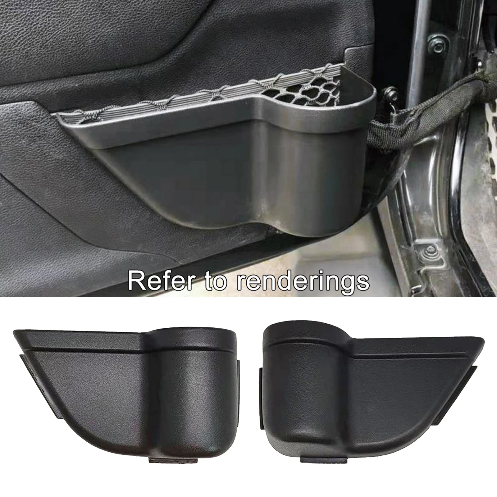 

2 шт., карманы для передней и левой двери для Jeep Wrangler 2011-2018 JK JKU 2/4