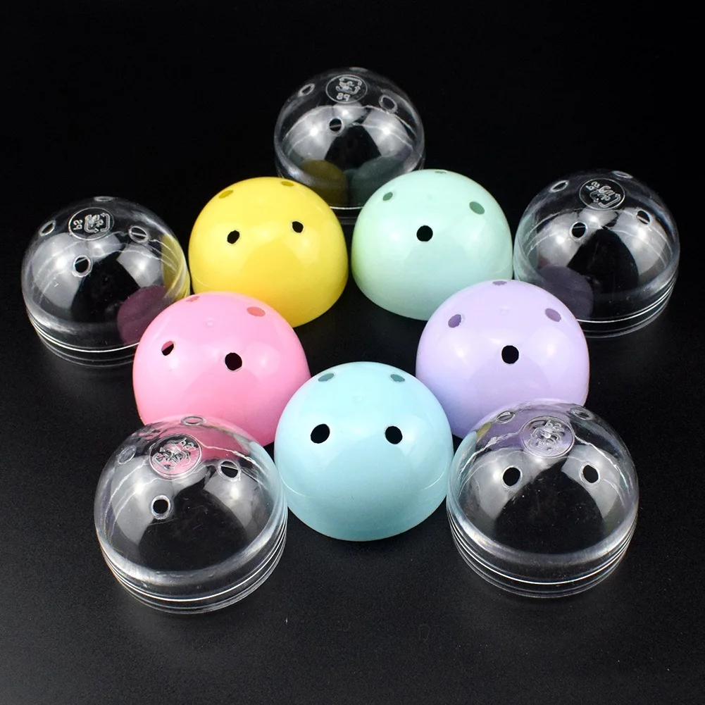 47 * 55 мм макарун окраски эллипсоидной формы яйца пластиковая коробка только для гашапон-машины два 3-х блочных устройства соответственно Доллар под.