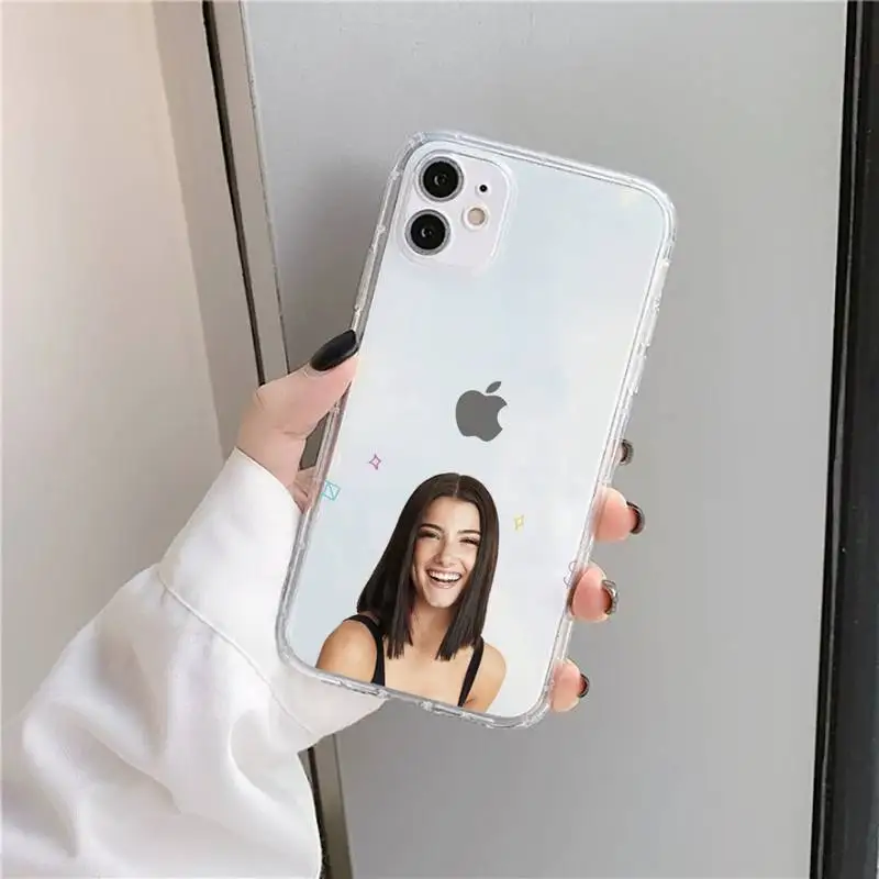 

charli damelio famous star Phone Case Transparent soft For iphone 5 5s 5c se 6 6s 7 8 11 12 plus mini x xs xr pro max