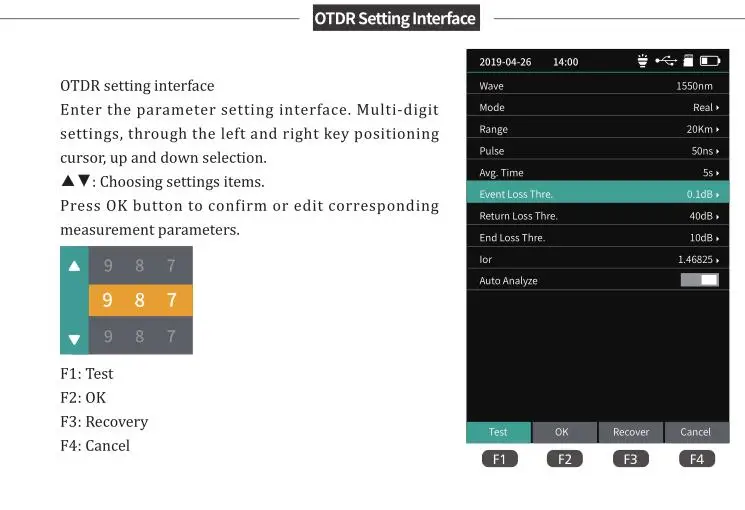 Мини-Pro OTDR оптический рефлектометр 9 функций в 1 устройство OPM OLS VFL карта событий RJ45 Ethernet кабель трекер