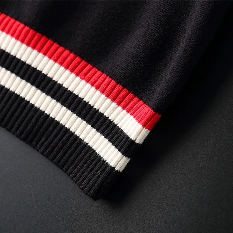 2022 new winter thickness pullover men o neck solid long sleeve warm slim sweaters mens sweater pull male clothing cotton wool free global shipping