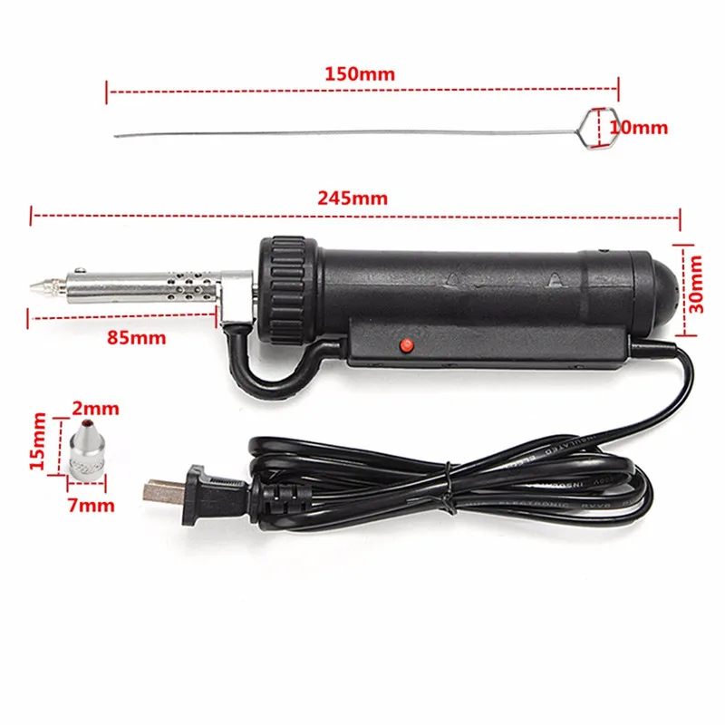 

DANIU 30W 220V Electric Soldering iron Vacuum Solder Iron Sucker/Desoldering Pump /Repair Tool Welding Soldering Supplies