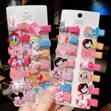 Épingles à cheveux princesse de dessin animé pour enfants, 5 pièces, accessoires, Barrettes, coiffure pour enfants  (4)