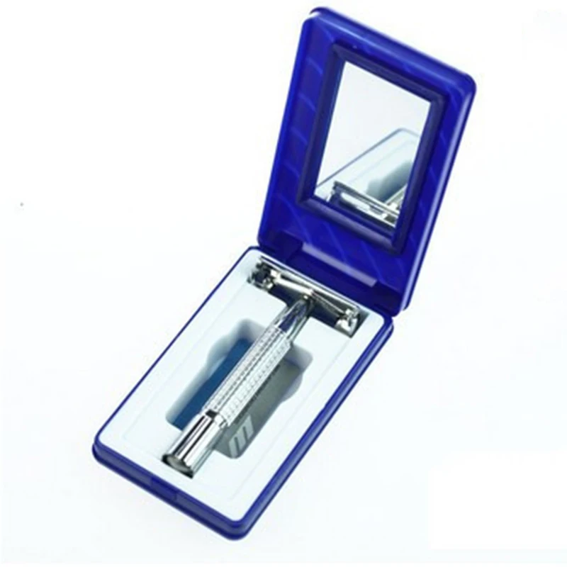 Классические лезвия для бритвы с двойными краями безопасные бритья держатель