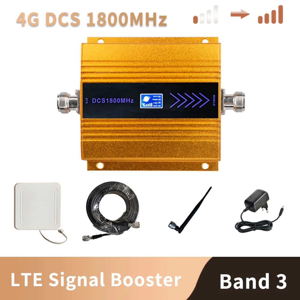 Усилитель мобильного телефона 3G 4G LTE DCS 1800 МГц GSM ретранслятор сигнала сотового