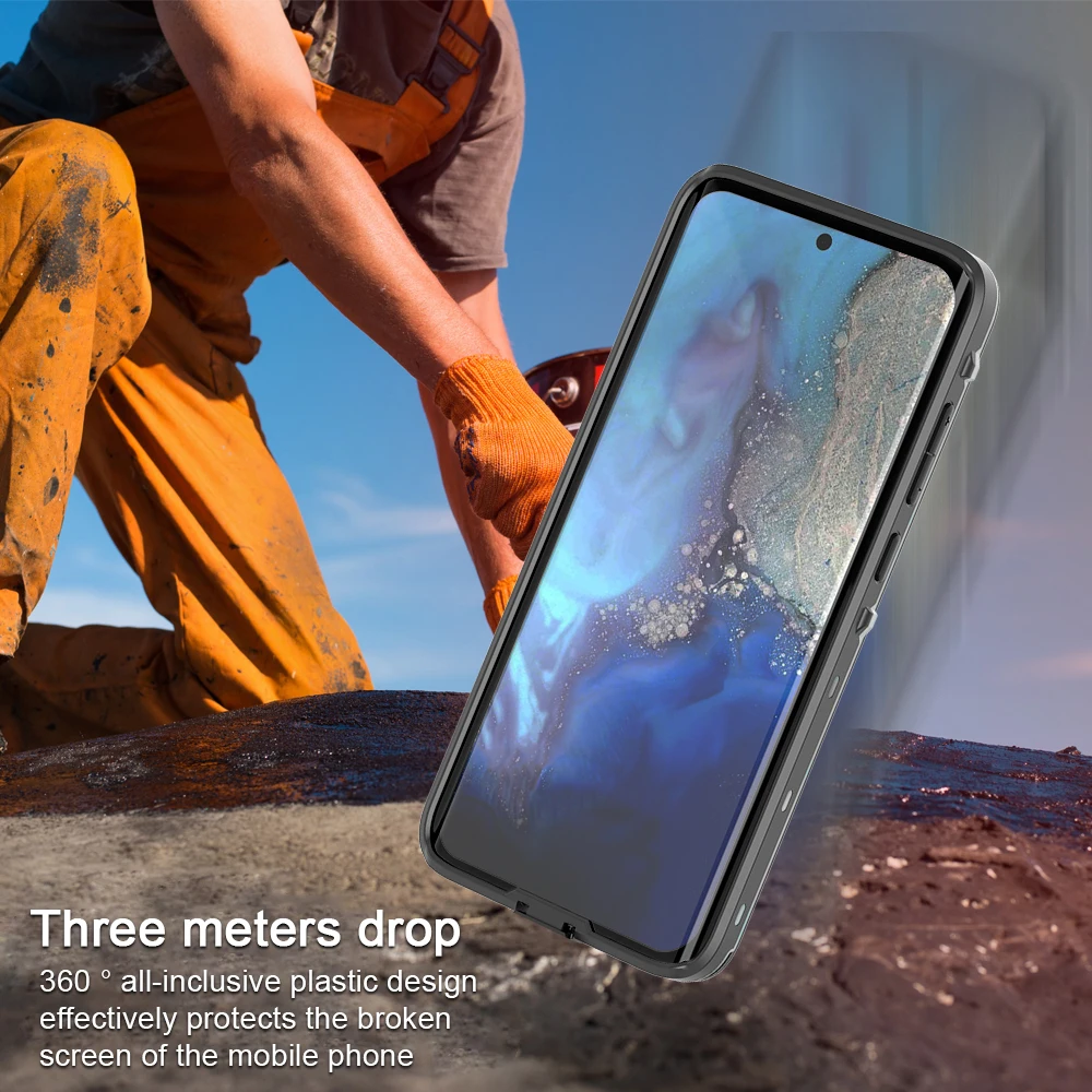 For Samsung Galaxy S20 Plus Case IP68 Waterproof Full Protect Clear Armor Underwater Cover Shockproof | Мобильные телефоны и