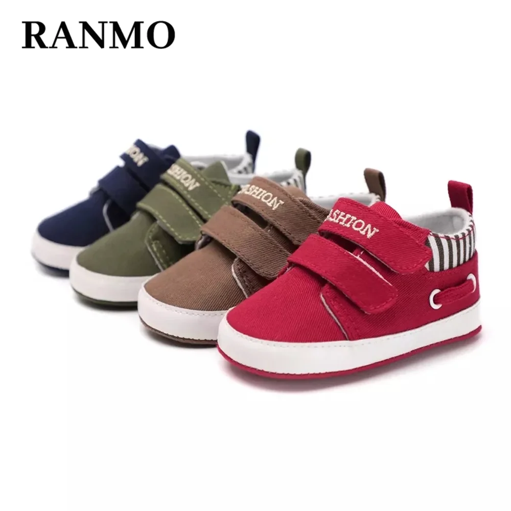 

Baby Boys Shoes Canvas Solid Footwear For Newborn Baby Shoes For Girl Sole Soft Infant Toddler Crib Moccasins 4 Styles Available