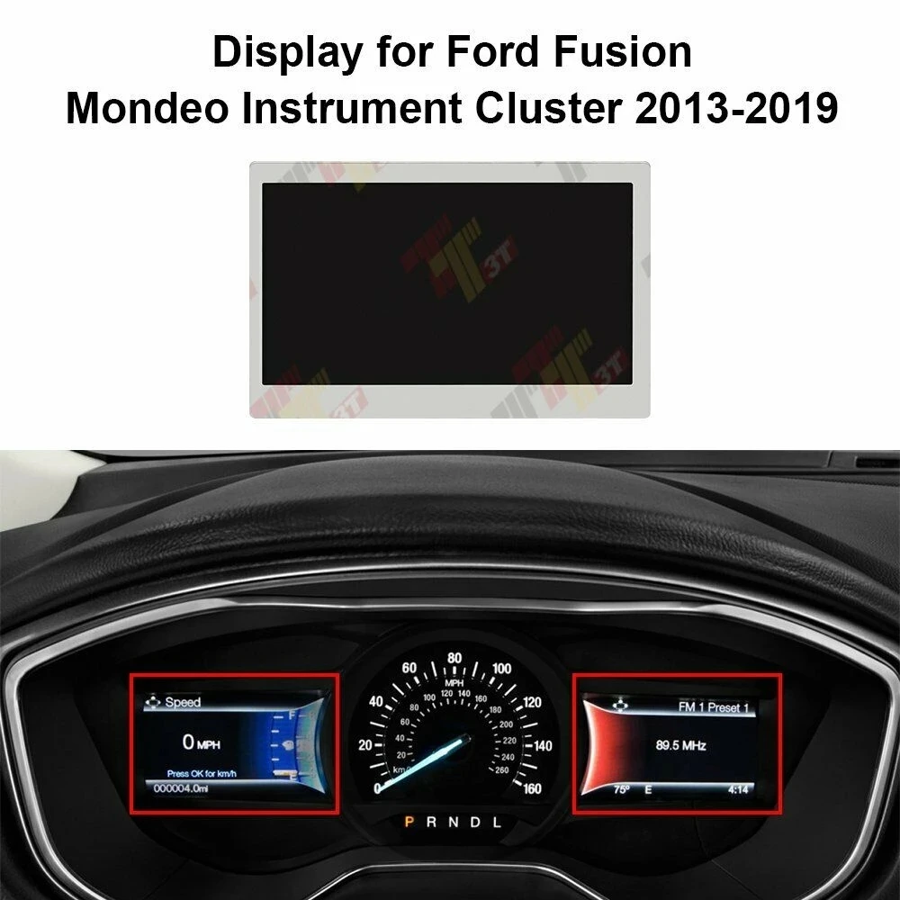 Цветной ЖК-дисплей на приборной панели для инструмента Ford Explorer / Fusion Mondeo слева или