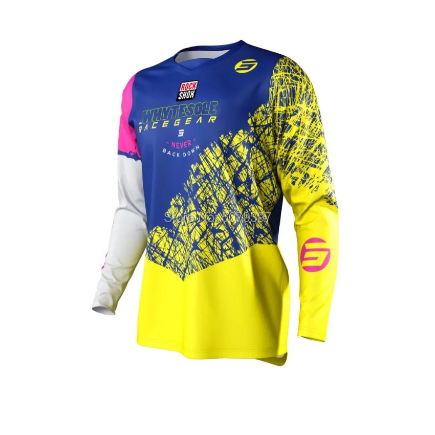 

2021 enduro Downhill MTb jersey moto Jersey Off road long motorcycle motocross jersey MX Cycling Jersey hombre bmx shirt