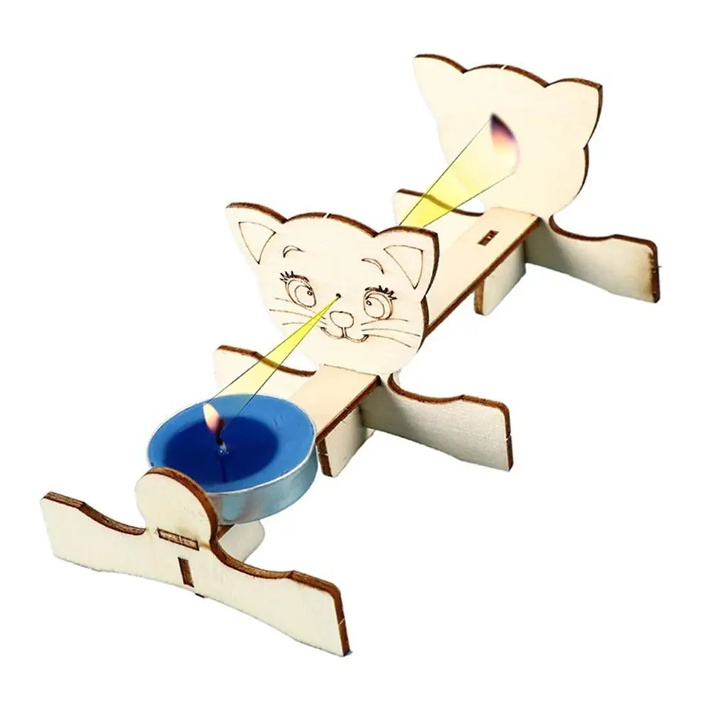 DIY отверстие материалы воображения деревянный школьных проектов научно модель