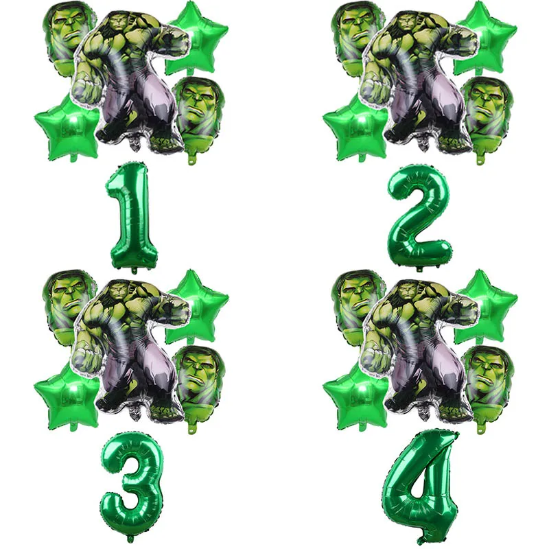 Мстители супергерой Халк тема алюминиевая фотосессия день рождения Ранняя