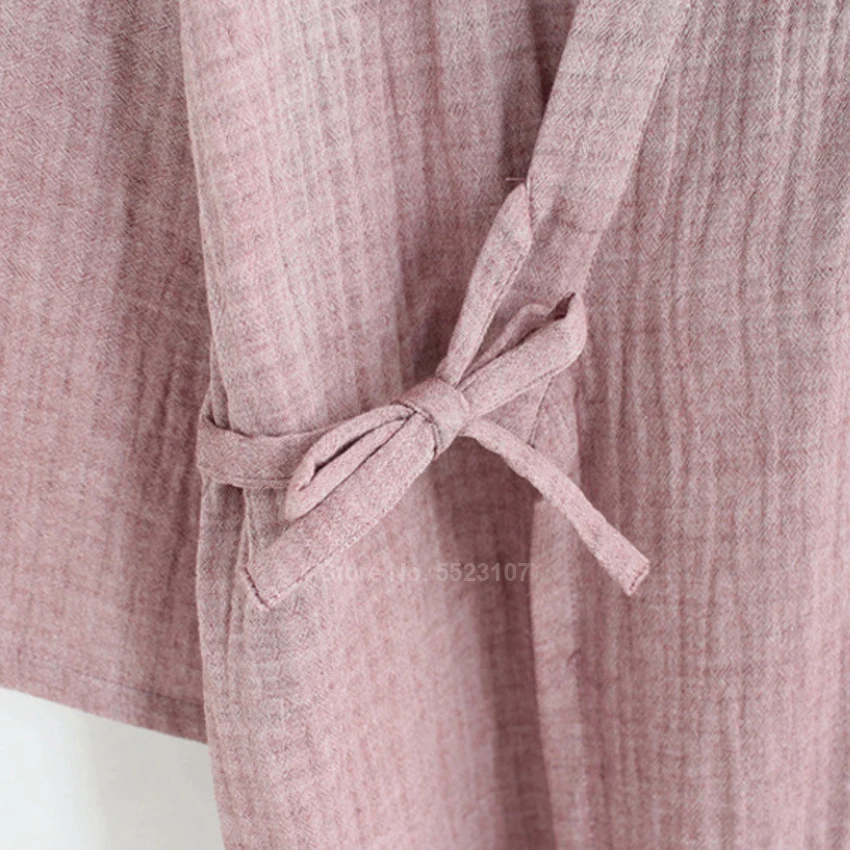 Пижама Мужская кимоно юката банный халат в японском стиле дышащая удобная ночная