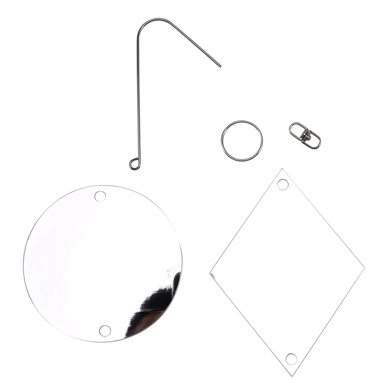 

8Pcs/Set Bird Repellent Discs-Reflective Double Side Home and Garden Bird Control Deterrent