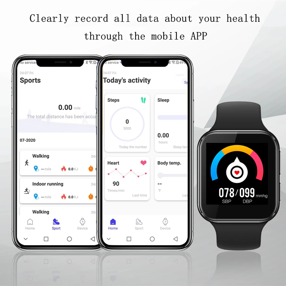 GTA 1.4 Inch Smart Watch Men Full Touch Fitness Bracelet IP67 Waterproof P8 SE GTS Smartwatch Women For Xiaomi Redmi Apple 2020