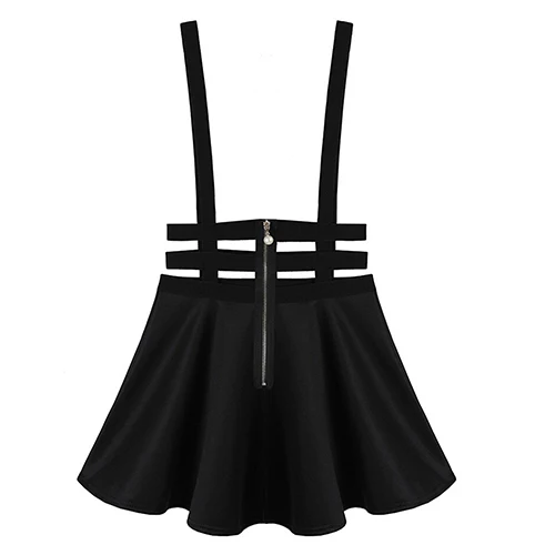 

New arrival! Women's Sexy Pleated Suspender Skirt Brace Hollow Out Bandage Mini Skater 5FDSWE6