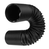 63mm 1m universal car air filter intake cold cool pipe ducting dust feed hose flexible