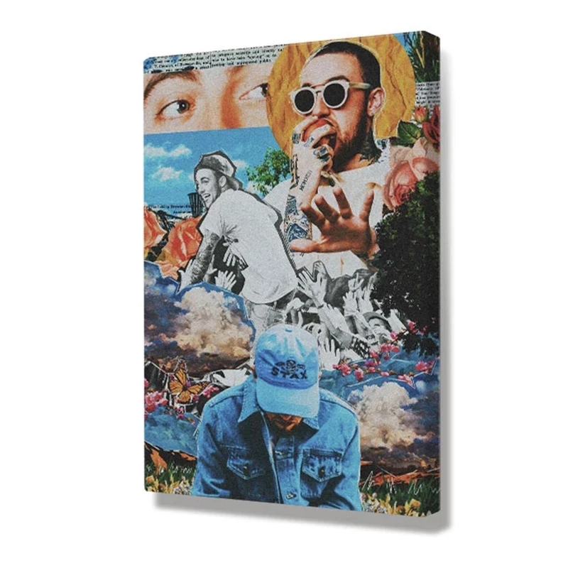 

Mac Miller Rapper Painting Wall Art Prints Canvas Poster For Living Room Bedroom Study Dorm Room Apartment Art Home Decoration