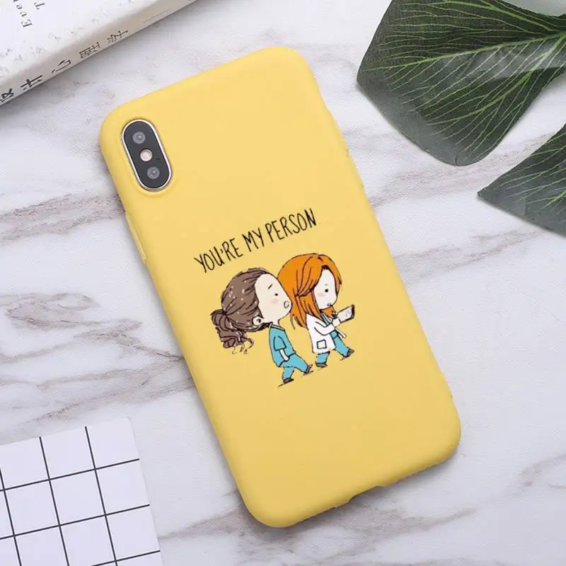 

Medicine Doctor Nurse cartoon funda coque cover Phone Case Candy Color for iPhone 6 7 8 11 12 s mini pro X XS XR MAX Plus