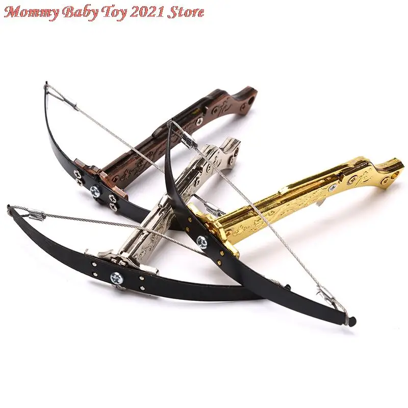 New Toothpick Crossbow + 1 Pack Toothpick Mini Bow Shot Arrow Toy Model Set  21.5cm*17cm*6cm Hot images - 6