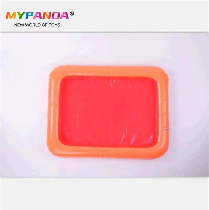 Multi-function Inflatable Sand Tray Plastic Mobile Table For Children Kids Indoor Playing Clay Color Mud Toys Accessories | Игрушки и