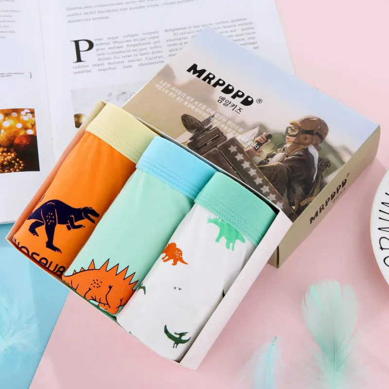 3 шт./лот; трусы для малышей; хлопковое детское нижнее белье; трусы-боксеры для мальчиков; детские трусы-боксеры с рисунком; Majtki; шорты для малышей; трусы - Цвет: H Underwear Boys