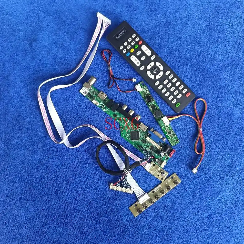 

Signal Analog VGA USB HDMI-compatible DIY Kit 30-Pin LVDS LCD LED 1920*1080 For M215H3/M215HCA/M215HCJ Monitor controller board
