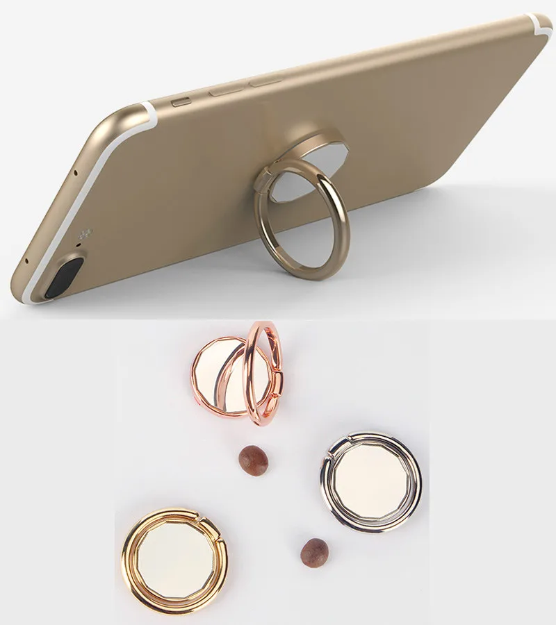 

Magnetic Finger Marble Stand Holder ring For Apple Mirror airpod iPhone se X 8 7 plus 6 mobile Phone cellphone accessories Mount