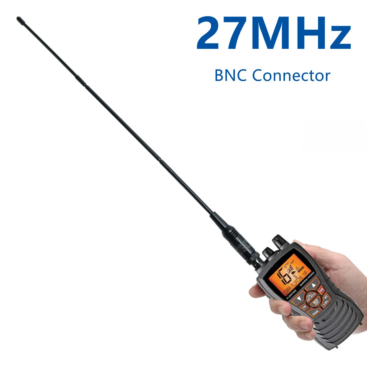 

ABBREE 27 МГц Антенна BNC разъем 42 см ручная рация антенна для Cobra Midland приемник Anytone CB портативное радио