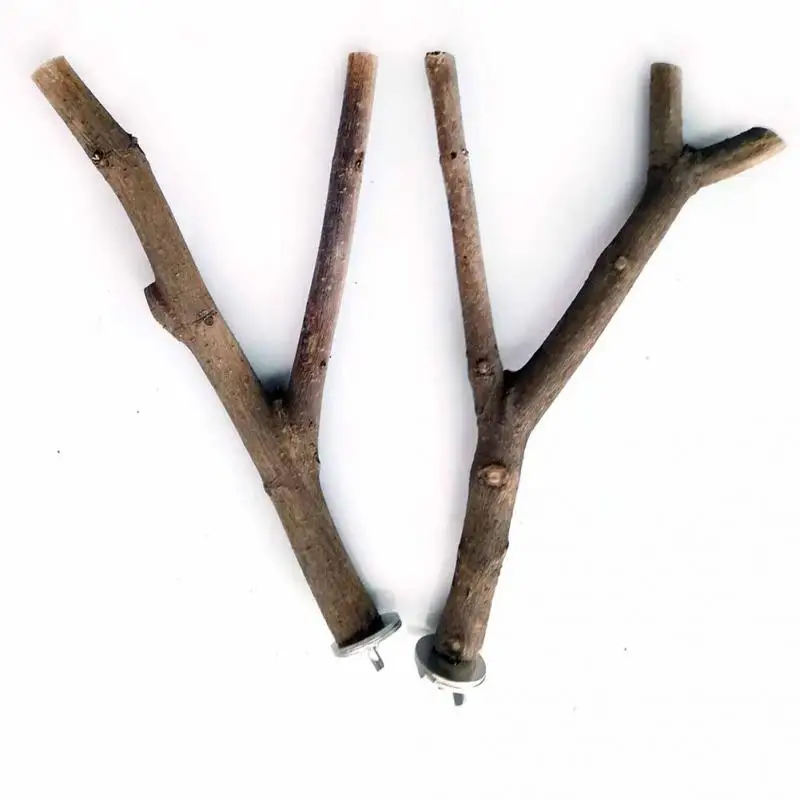 2019 Новое поступление 1 шт. 15 см Pet Parrot Raw Wood Fork Tree Branch стойка игрушка хомяк филиал