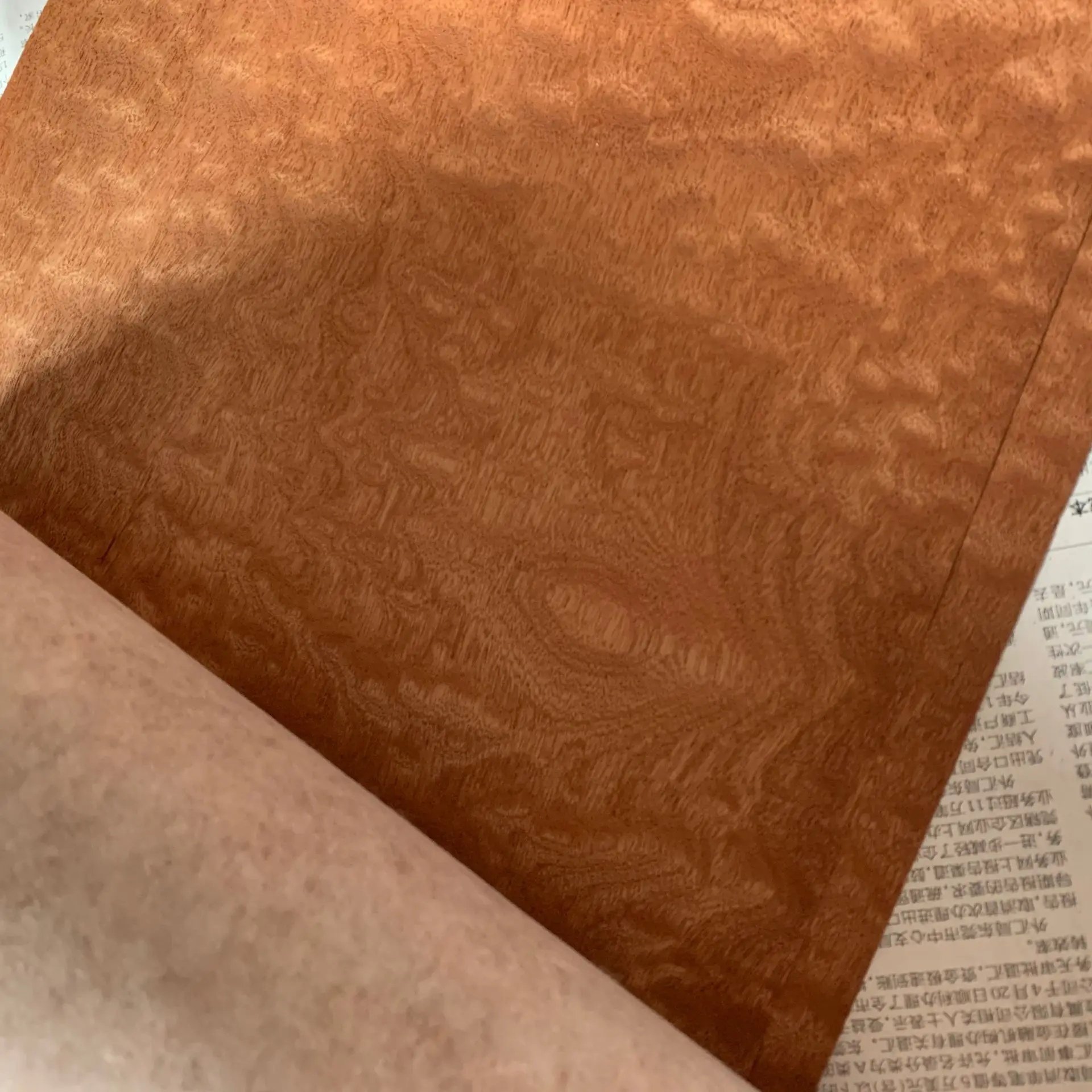 Натуральный подлинный шпон Sapele Pommele декоративный нарезанный для мебели около 0 25 5