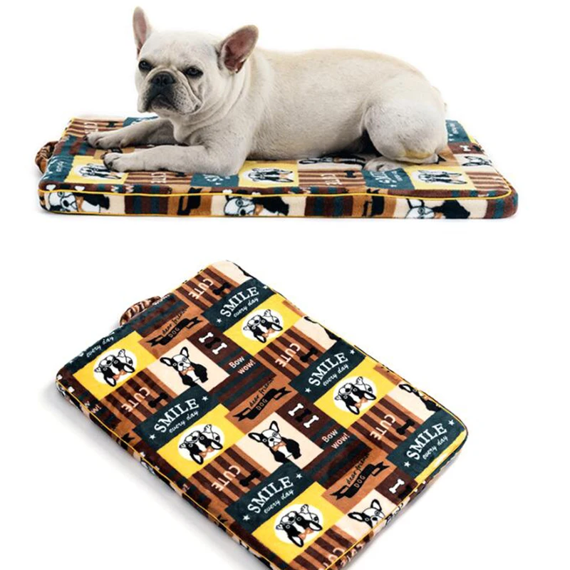 Washable Blanket Dog Mat Super Warm thicken For Small Medium Large Dogs &amp CatS Cartoon Bed Drop Shipping | Дом и сад