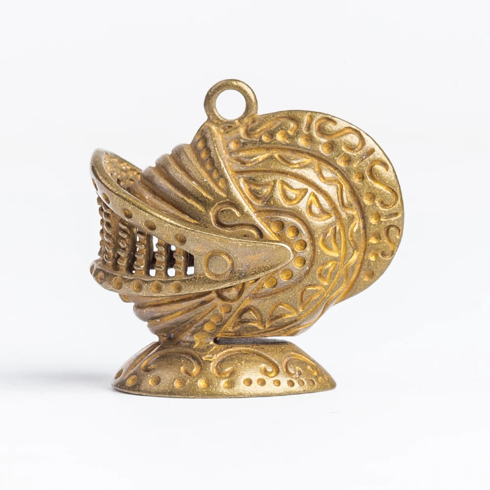 Coppertist. wu шлем и Броня бронзовый брелок латунный брелок для ключей ручной работы кольцо для ключей с сумочкой кулон - Цвет: Type 1