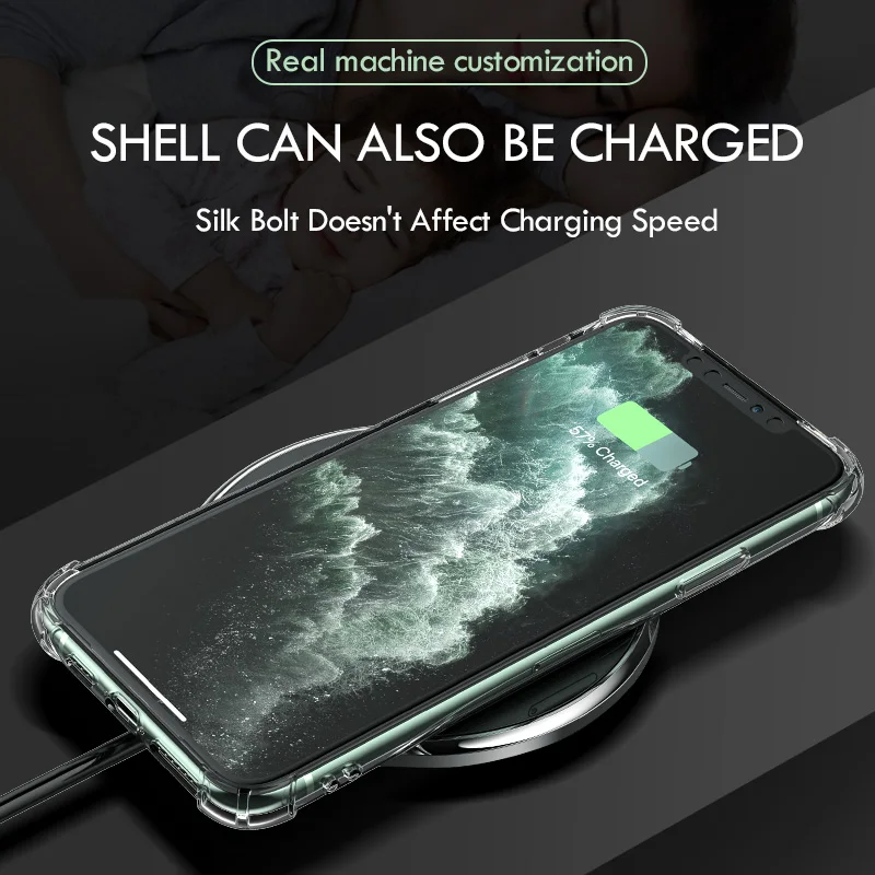 ZNP роскошный противоударный силиконовый чехол для iPhone 11 Pro Max мягкий прозрачный противоударный чехол s для iPhone X XR XS 11 Max чехол для телефона