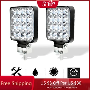 

2/4/8pcs 48W 3000LM 6000K Led Work Light Bar Flood Spot Lights Driving Lamp For Car/Motorcycle/Off-road Vehicle/Truck/Forklift