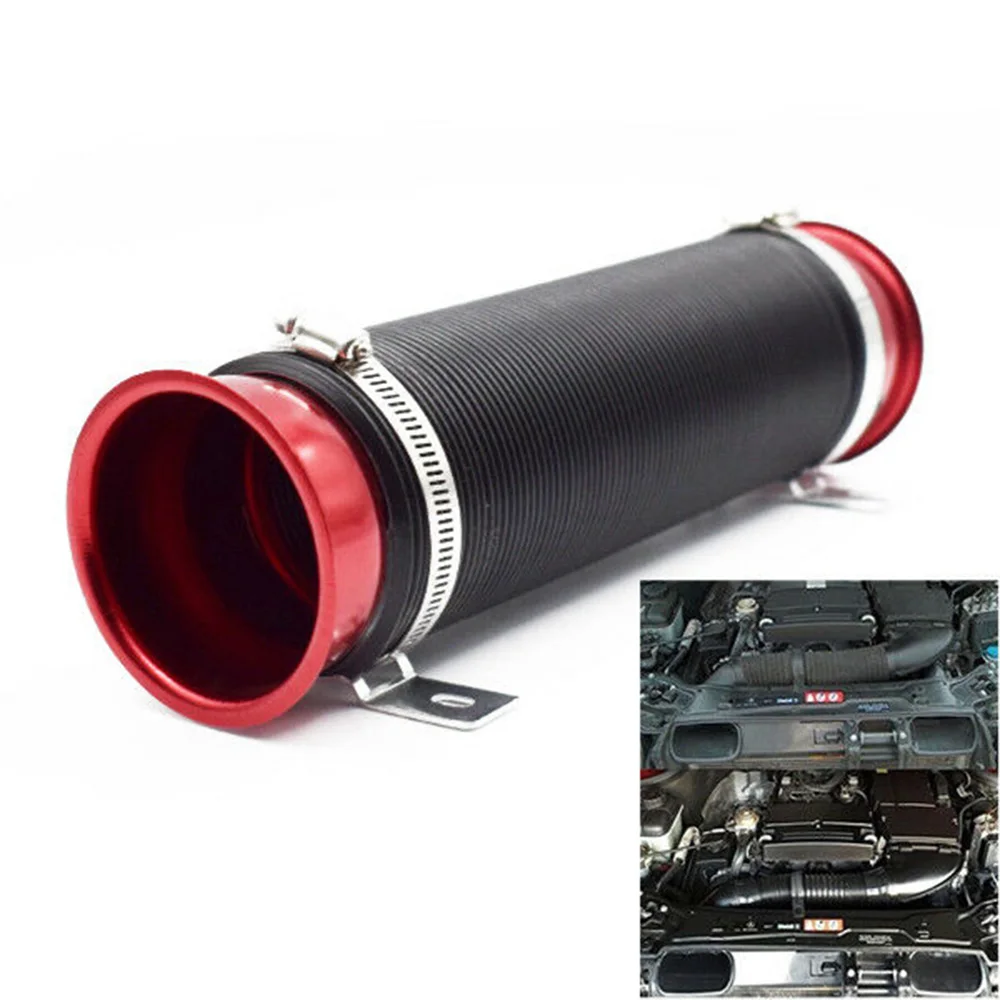 Универсальный красный мульти гибкий 3 в Регулируемый воздухозаборник впускной