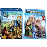 2021 carcassonne board game standard 2 5 players new edition core base card tile family winter edition
