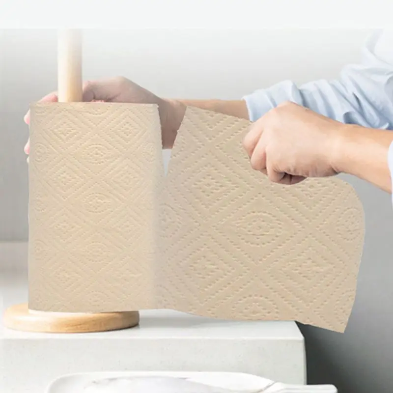 

2 rolls/pack Disposable Dish Cloths Cleaning Towel Kitchen Rag Multi Wood Pulp Toilet Paper