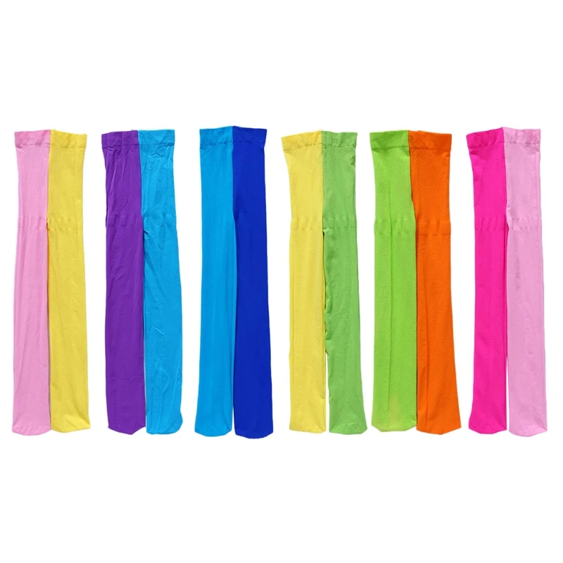 

Candy Color Mixed Tights for girls Patchwork Baby Girl Stretch Trouser Skinny Pants Kids Dance Tights Pantyhose Stocking 3-12Y