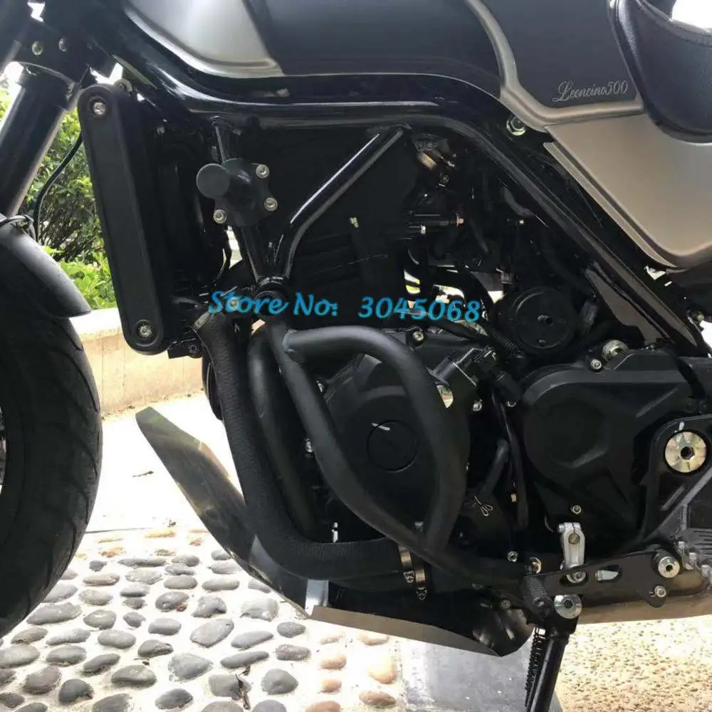 Для Benelli Leoncino 500 аксессуары для мотоциклов левый и правый бамперы ползунки защита от поломок двигателя булочки протекторы боковая безопасность