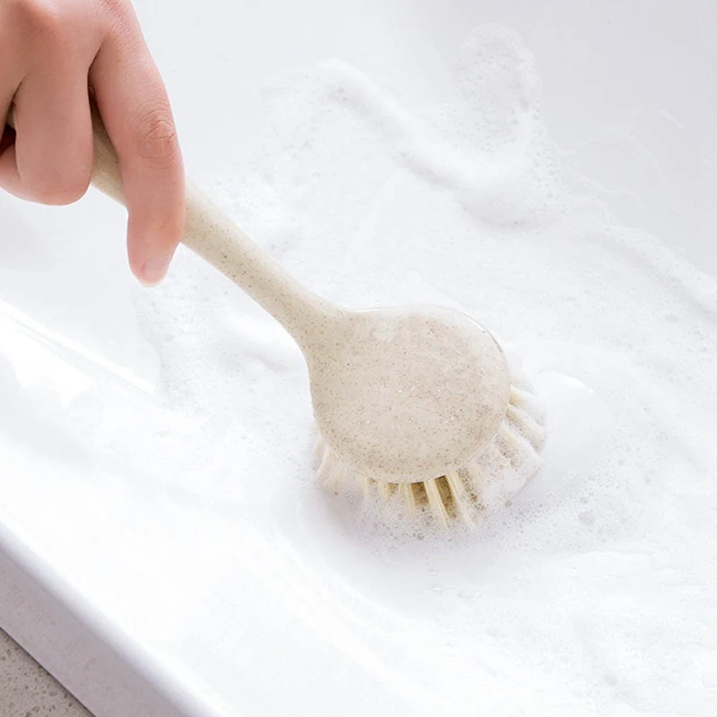 Щетка для мытья посуды с длинной ручкой кухонный прибор кастрюли щетка щетиной |