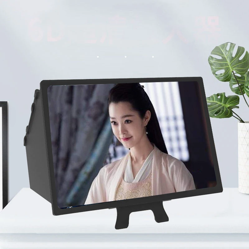 12 дюймов мобильный Телефон увеличитель экрана смартфона фильмы видео проектор