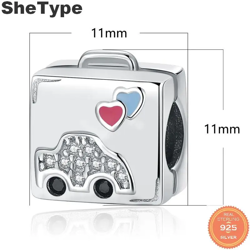 

Подарок для девочек 3,0 г коробка сокровищ кубический цирконий очаровательные серебряные подвески серебряные ювелирные изделия DIY 2020