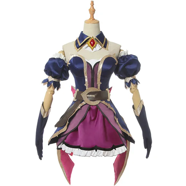 

2019 New LOL Start Guardian Magic girl Charismatic Witch Miss Fortune women Dress Halloween cosplay Outfit free shipping